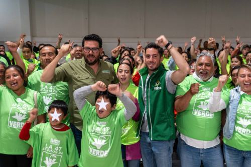 Respaldo masivo de la Familia Verde recibe a “Pepe” Couttolenc en Almoloya de Juárez